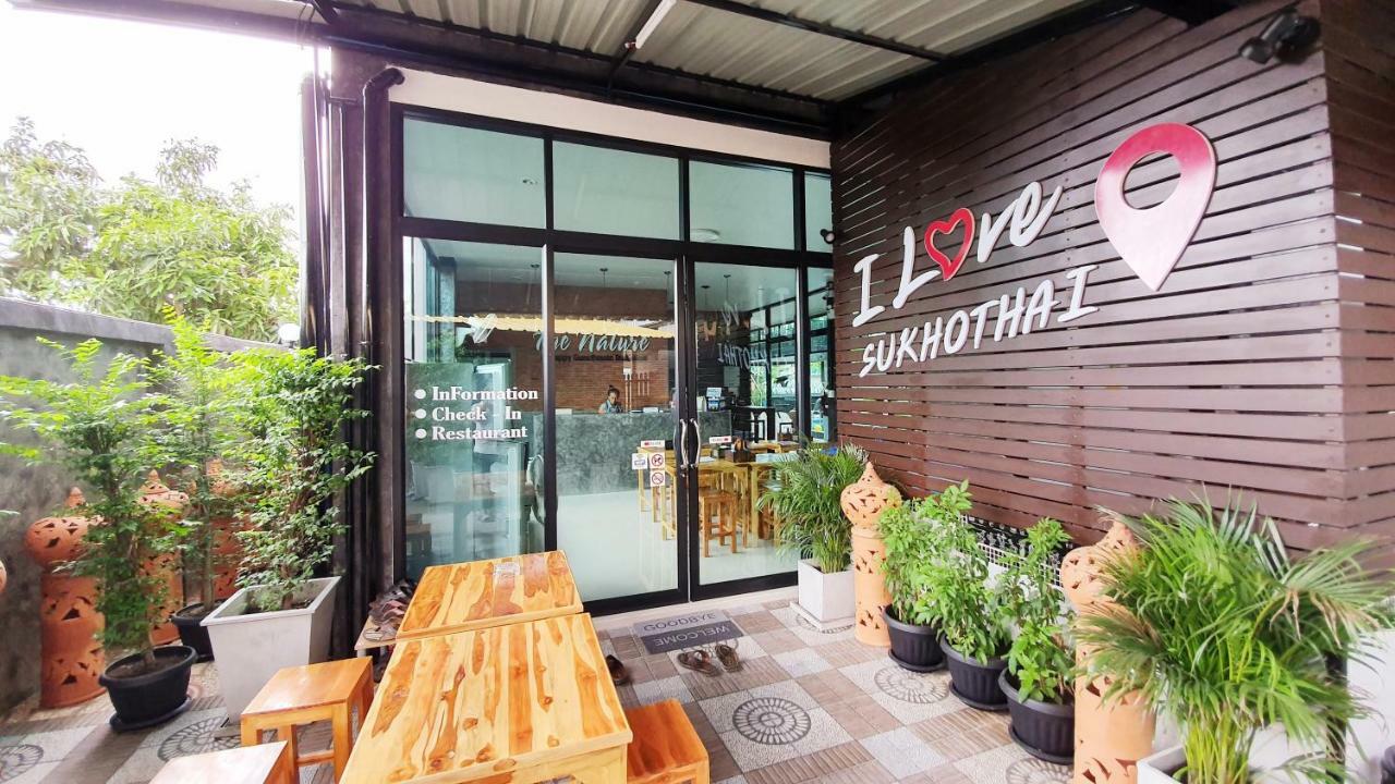 סוקותאי Happy Guesthouse Bungalow מראה חיצוני תמונה